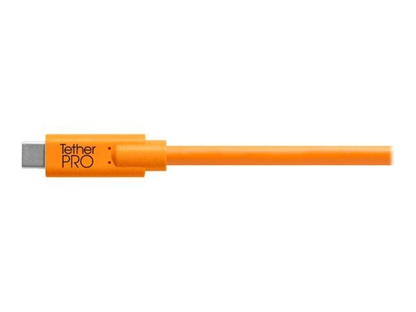 Tether Tools CUC3315-ORG, 4,6 m, USB A, Micro-USB B, USB 3.2 Gen 1 (3.1 Gen 1), 5000 Mbit/s, Oranssi