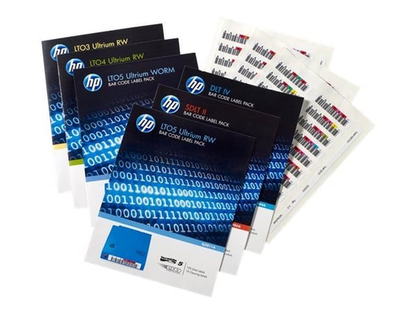 HPE RW Bar Code Label Pack - Streckkodsetiketter