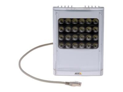 AXIS T90D35 PoE W-LED Illuminator - Infrarød illuminator - takmonterbar, stangmonterbar, veggmonterbar - innendørs, utendørs - hvit, sølv - for AXI... AXIS T90D35 PoE W-LED Illuminator - Infrarød illuminator - takmonterbar, stangmonterbar, veggmonterbar - innendørs, utendørs - hvit, sølv - for AXI...