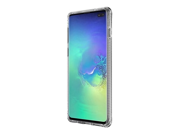 ITSKINS Spectrum - Baksidedeksel for mobiltelefon - termoplast-polyuretan (TPU) - gjennomsiktig - for Samsung Galaxy S10+