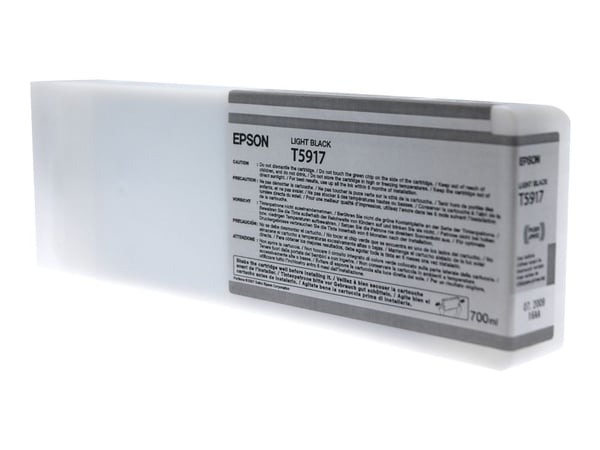 Epson Yksittäispakkaus, vaalea musta T591700, Väriainepohjainen muste, 700 ml, 1 kpl