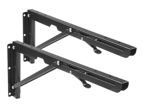 Maclean Brackets MC-876 - Shelf bracket set - svart