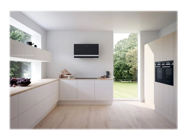 Siemens iQ500 BI510CNR0 - Oppvarmingsskuff - innebygd - fordypning - bredde: 56 cm - dybde: 55 cm - høyde: 14 cm - svart/rustfritt stål