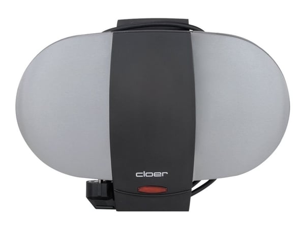 Cloer 1329 - Vaffelmaskin - 1.2 kW - matt rustfritt stål