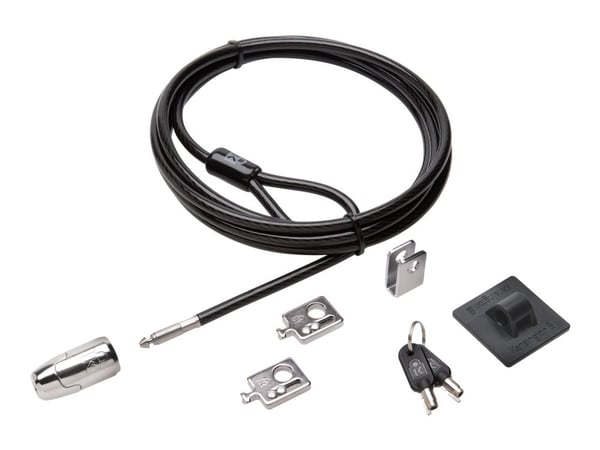Kensington Desktop and Peripherals Locking Kit 2.0 - Supervisor Keyed - Säkerhetssats för system - 2.44 m
