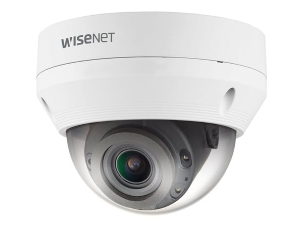 Hanwha Vision WiseNet Q QNV-8080R - Nettverksovervåkingskamera - kuppel - farge (Dag og natt) - 5 MP - 2592 x 1944 - motorisert - sammensatt - LAN ... Hanwha Vision WiseNet Q QNV-8080R - Nettverksovervåkingskamera - kuppel - farge (Dag og natt) - 5 MP - 2592 x 1944 - motorisert - sammensatt - LAN ...
