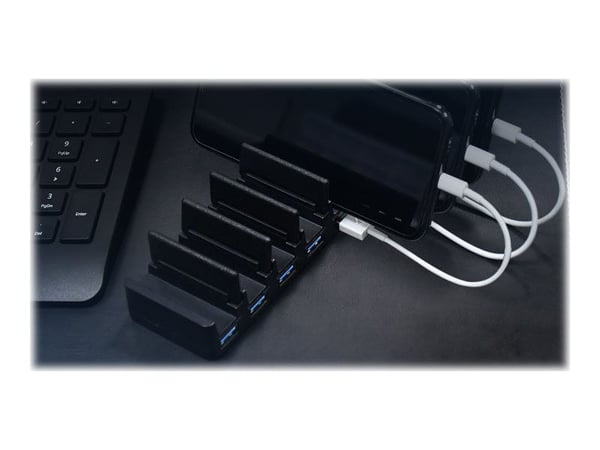 SilverStone SST-UC03B-PRO - Hub - 7 x USB 3.1 Gen 1 - stasjonær