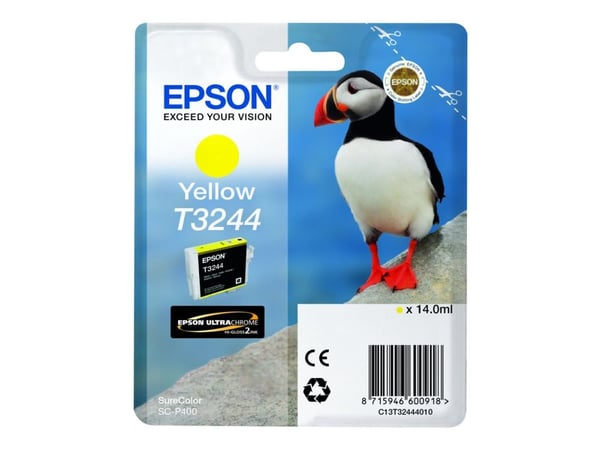 Epson T3244 Yellow, Väriainepohjainen muste, 14 ml, 980 sivua, 1 kpl