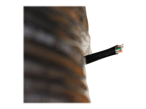 DIGITUS Professional - Irtokaapeli - 305 m - UTP - CAT 6 - ulkokäyttöön - musta