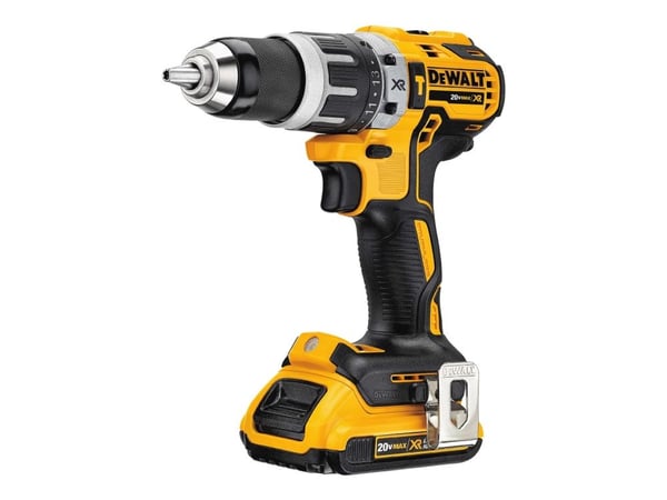 DeWALT DCD796D2-QW - Vasaraporakone/porakone - akkuporakone - 2-nopeuksinen - avaimeton porakärry 13 mm - 70 N-m - 2 akkua - 18 V