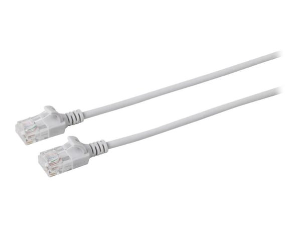 MicroConnect - Nätverkskabel - RJ-45 (hane) till RJ-45 (hane) - 7.5 m - 3.6 mm - UTP - CAT 6a - halogenfri, hakfri, tvinnad - grå