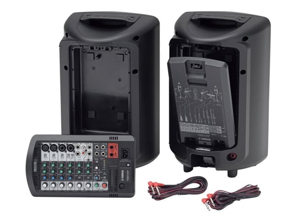 Yamaha Stagepas 400BT, 400 W, 55 - 20000 Hz, 2-suuntainen, Vapaasti seisova PA-järjestelmä, Musta, 2 m