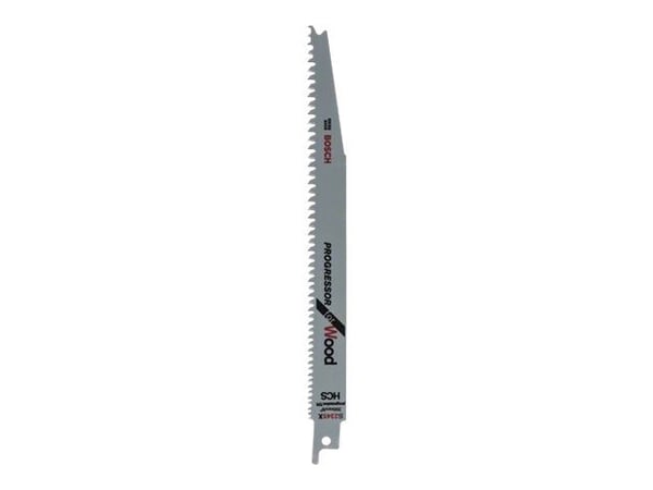 Bosch Progressor for Wood S 2345 X - Sagblad - for construction boards, tre, kartong, medium-density fibreboard (MDF), kryssfinér, plast - 5 deler ...
