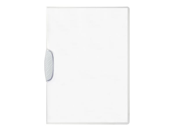 DURABLE SWINGCLIP - Klipsfil - for A4 (210 x 297 mm) - kapasitet: 30 ark - transparent med hvit klips