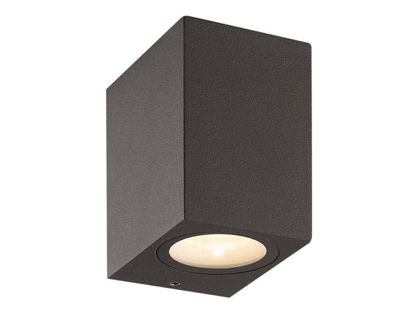 Nordtronic Alba - Vegglampe - LED - total: 8 W - 3000 K - grafittgrå