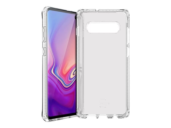 ITSKINS Spectrum - Baksidedeksel for mobiltelefon - termoplast-polyuretan (TPU) - gjennomsiktig - for Samsung Galaxy S10+
