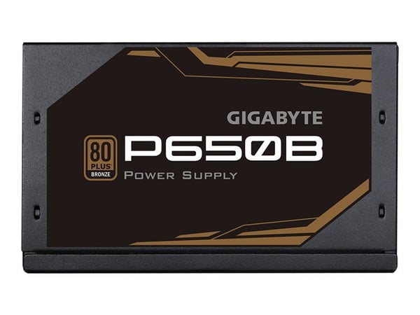 Gigabyte P650B - Strømforsyning (intern) - ATX12V 2.31 - 80 PLUS Bronze - AC 100-240 V - 650 watt - aktiv PFC
