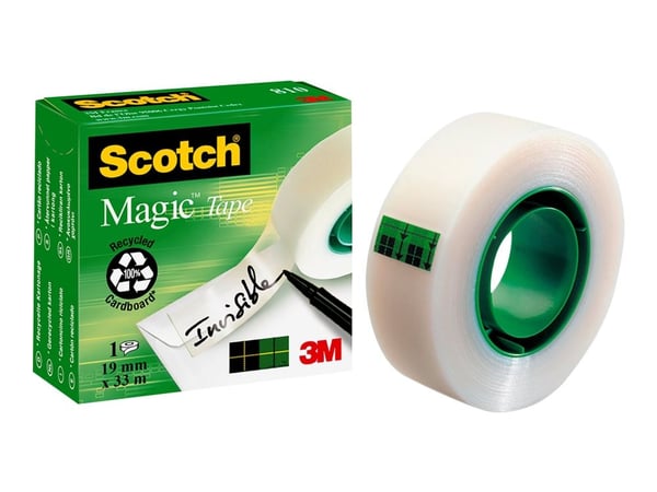 Scotch Magic 810 - Kontortape - 19 mm x 33 m - transparent