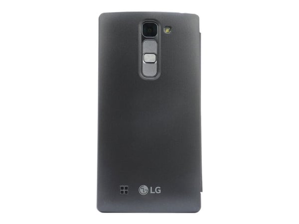 LG QuickWindow CCF-590 - Flipomslag til mobiltelefon - sort - for Spirit H420, H440N; Spirit 4G H440N