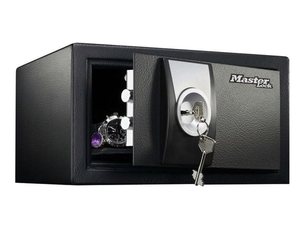 Master Lock Small No. X031ML - Säker - massivt stål - grå, svart