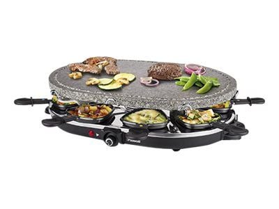 Princess Raclette 8 Oval Stone Grill Party - Raclette / varm stein - 1.2 kW