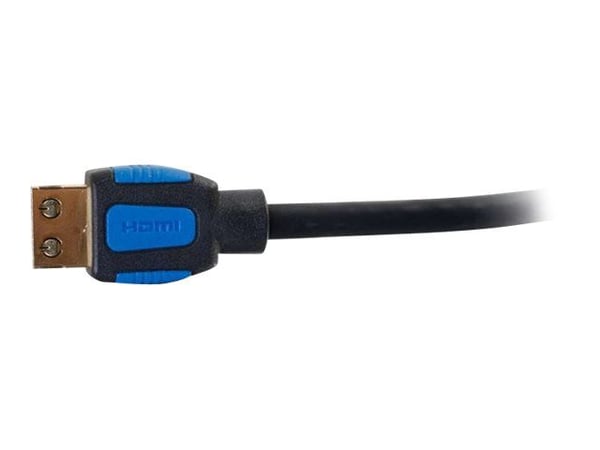 C2G 3ft HDMI Cable with Gripping Connectors - High Speed 4K HDMI Cable - 4K 60Hz - M/M - HDMI-kabel med Ethernet - HDMI hann til HDMI hann - 91.4 c...