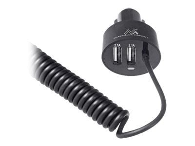 Maclean MCE76 - Bilstrømadapter - 5.2 A - 3 utgangskontakter (Lightning, 2 x USB)
