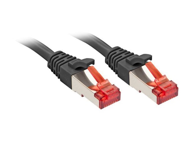 Lindy - Koblingskabel - RJ-45 (hann) til RJ-45 (hann) - 2 m - SFTP, PiMF - CAT 6 - uten hindringer - svart