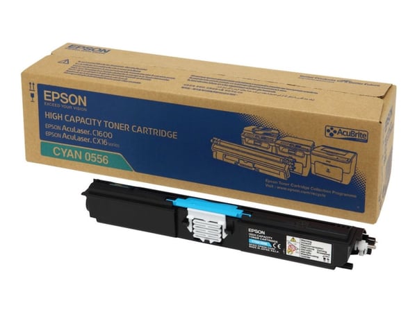 Epson - Høykapasitets - cyan - original - tonerpatron - for AcuLaser C1600, CX16, CX16DNF, CX16DTNF, CX16NF