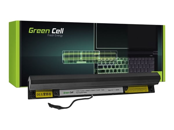 Green Cell - Batteri til bærbar PC - litiumion - 4-cellers - 2200 mAh - svart - for Lenovo B50-50; B71-80; IdeaPad 100-14IBD; 100-15IBD; 300-14ISK;...