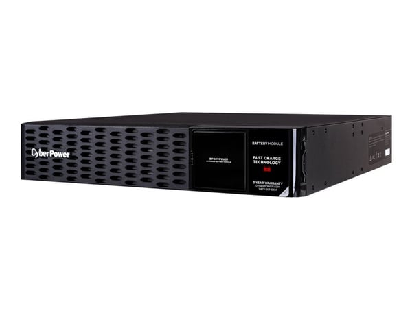 CyberPower External Battery Module Series BP48VP2U01 - Batteriinnbygging (rackmonterbar/ekstern) - 8 x batteri - blysyre - 7 Ah - 2U - svart