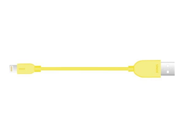 Sinox i-Media - Lightning-kabel - USB hann til Lightning hann - 2 m - gul