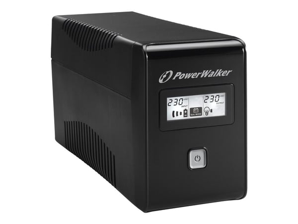PowerWalker VI 850 LCD - UPS - AC 220/230/240 V - 480 Watt - 850 VA - 9 At - USB - sortering