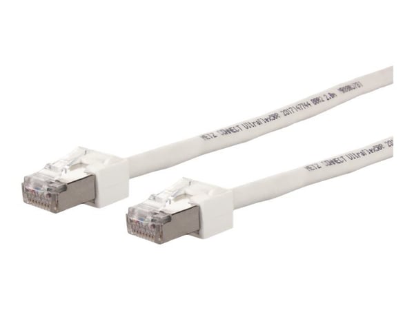 METZ CONNECT Ultraflex500 - Patch-kabel - RJ-45 (hane) till RJ-45 (hane) - 3 m - SFTP - CAT 6 - startad, halogenfri - vit METZ CONNECT Ultraflex500 - Patch-kabel - RJ-45 (hane) till RJ-45 (hane) - 3 m - SFTP - CAT 6 - startad, halogenfri - vit