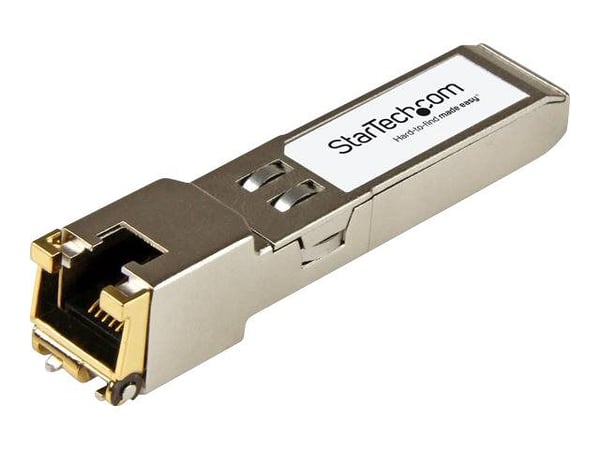 StarTech.com Palo Alto Networks PAN-SFP-PLUS-T Yhteensopiva SFP+ moduuli, 10GBASE-T, SFP+ to RJ45 Cat6/Cat5e, 10GE Gigabit Ethernet SFP+, RJ-45 (ku...