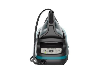Rowenta Compact Steam DG7623F0 Pro - Dampstrykejern med automatisk slukking - såleplate: Microsteam 400 HD Laser - 2200 W - bewitched blue/black