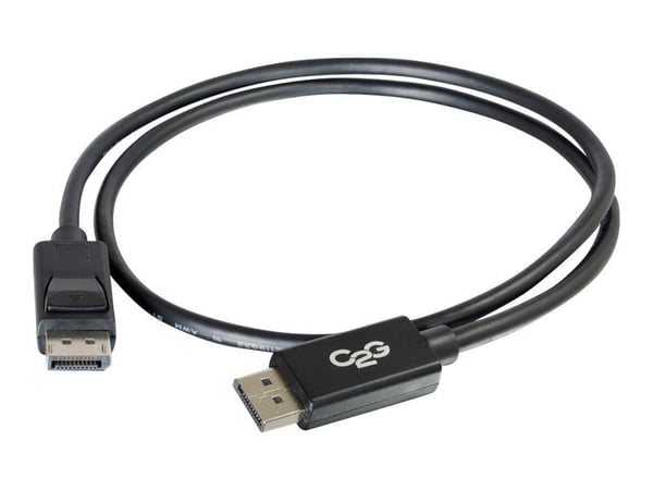 C2G 15ft Ultra High Definition DisplayPort Cable with Latches - 8K DisplayPort Cable - M/M - DisplayPort-kabel - DisplayPort (hann) til DisplayPort...