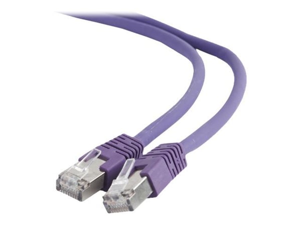 Cablexpert - Koblingskabel - RJ-45 (hann) til RJ-45 (hann) - S/FTP - CAT 6a - halogenfri, formstøpt, flertrådet - purpur