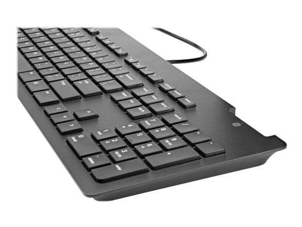 HP Business Slim Smartcard -näppäimistö, Täysikokoinen (100 %), Langallinen, USB, Mekaaninen, Musta