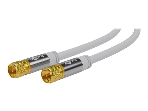 Wentronic 70606, 3 m, F, F, Valkoinen