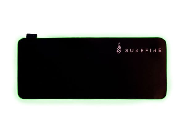 Surefire Gaming Silent Flight RGB-680 - Gaming Musemåtte - 68 x 28 cm. - Sort/RGB