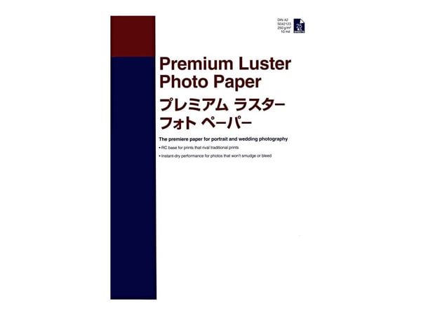Epson Premium Luster Photo Paper - Glans - A2 (420 x 594 mm) 25 ark fotopapir - for SureColor P5000, SC-P7500, P900, P9500, T2100, T3100, T3400, T3...