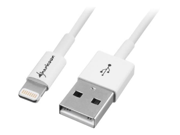 Sharkoon - HDMI-kabel med Ethernet - HDMI hann til HDMI hann - 3 m - skjermet - svart - 4K-støtte