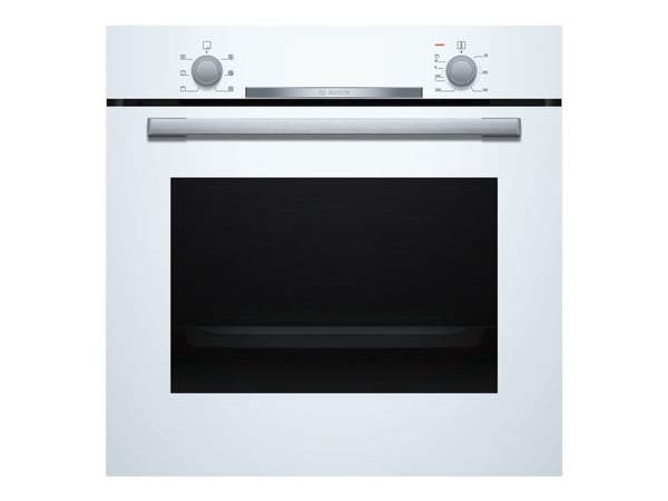 Bosch Serie | 2 HBA530BW0S - Ovn - innebygd - fordypning - bredde: 56 cm - dybde: 55 cm - høyde: 58.5 cm - med selvrens - Klasse A - hvit