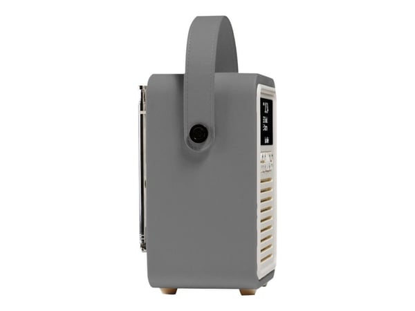 ViewQuest Retro Mini - Bærbar DAB-radio - 5 watt - grå