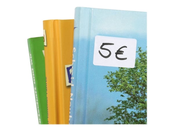 HERMA - Permanet adhesiv - hvit - 34 x 67 mm 192 etikett(er) (32 ark x 6) merkelapper