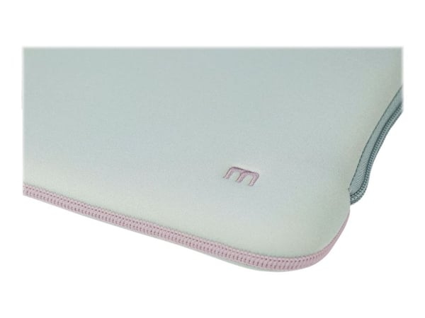 Mobilis Skin - Fodral för bärbar dator - 14" - 16" - pärlgrå, powder pink