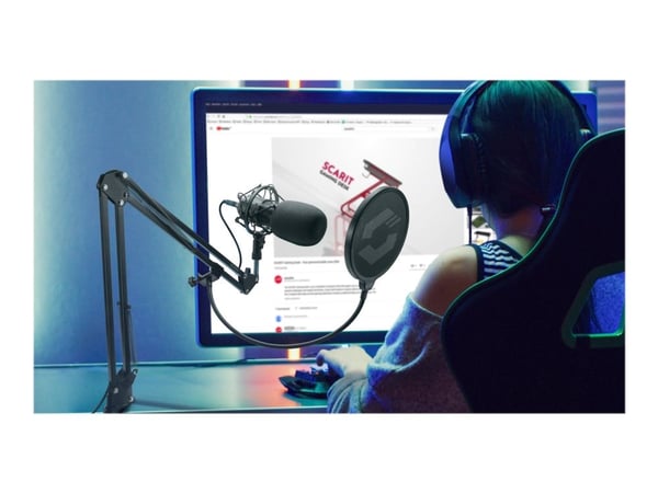 SPEEDLINK SL-800010-BK VOLITY READY Streaming Starter Set - Mikrofon - USB - svart