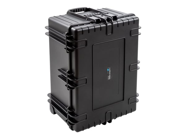 B&W 7800, Tietokonelaukku pyörillä, Polypropeeni (PP), 13 kg, Musta