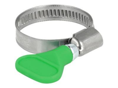 DeLOCK 19514, Butterfly clamp, Vihreä, Muovi, Ruostumaton teräs, Muovipussi, 2 cm, 3,5 cm